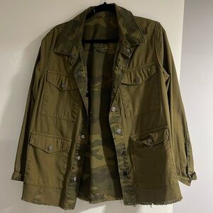 BLANK NYC REVERSIBLE CAMO JACKET